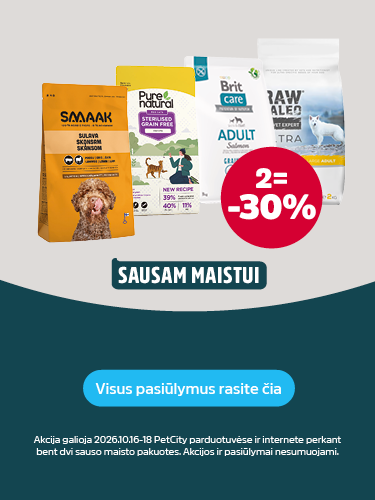 Sausas maistas 2 = -30%