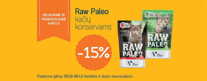 Raw Paleo kačių konservams -20%