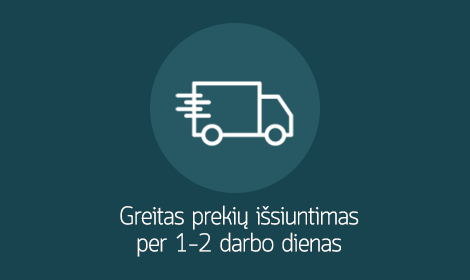 Greitas prekių išsiuntimas per 1-2 darbo dienas