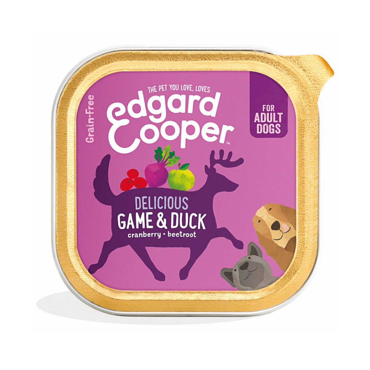 Edgard Cooper konservai šunims su žvėriena, 150g