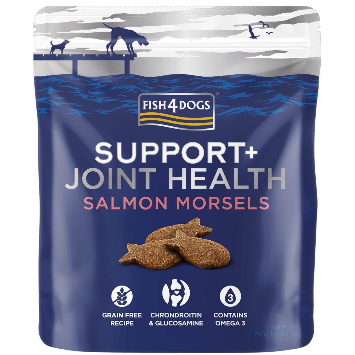 Fish4Dogs Salmon Morsels skanėstai šunims su lašiša, 225 g - 