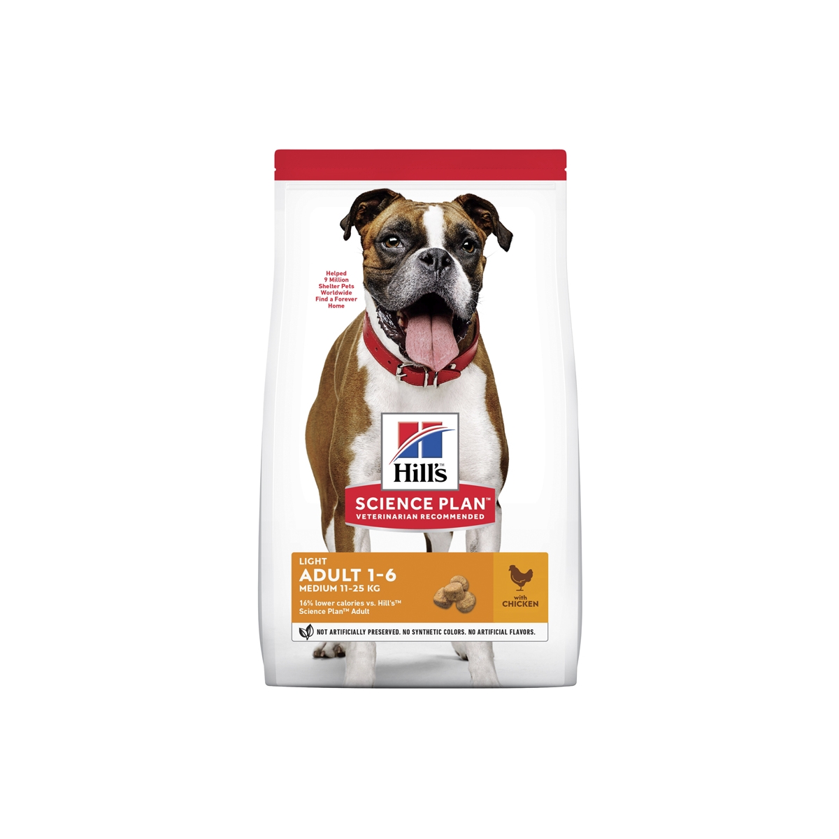 Hill´s Canine medium light maistas šunims su vištiena 14kg. - 