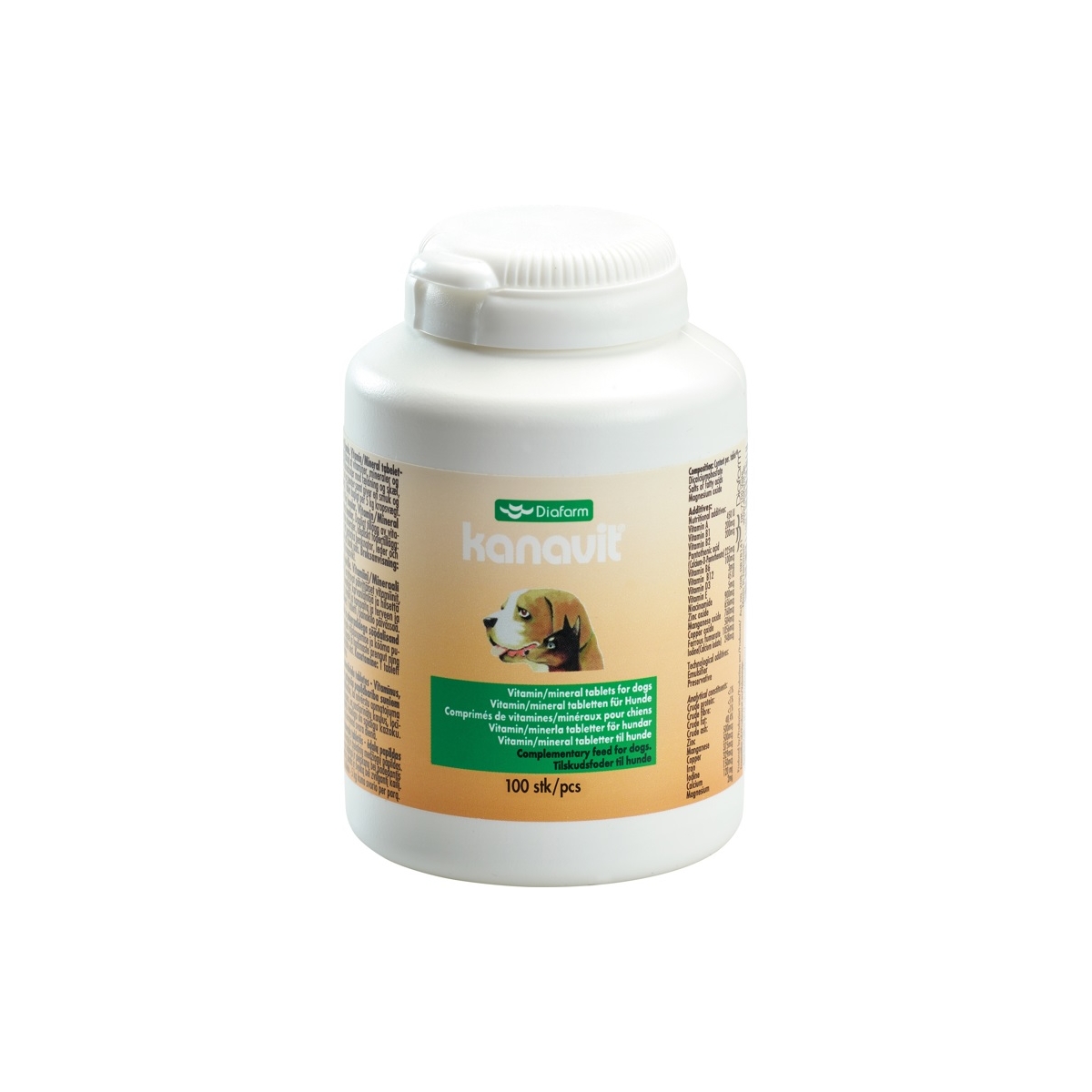 Diafarm Kanavit vitaminai, 100vnt