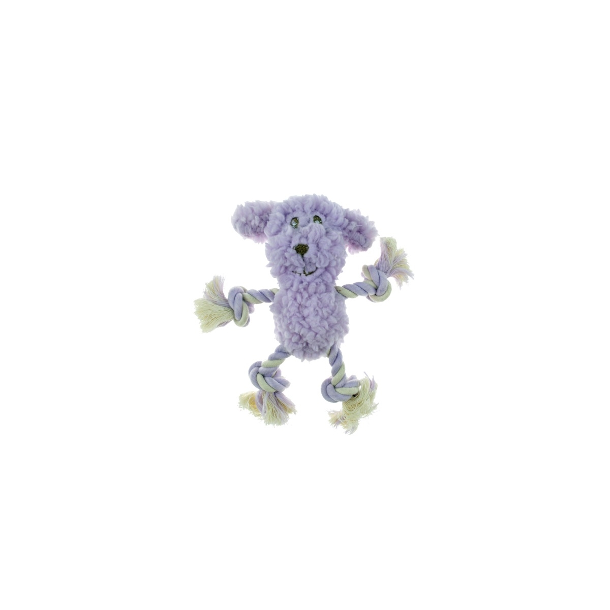 AROMADOG ŠUNŲ ŽAISLAI RAMINAMAS MINI VIRVĖS ŽAISLAIKAS 16X14X5CM VIOLETINIS* - 