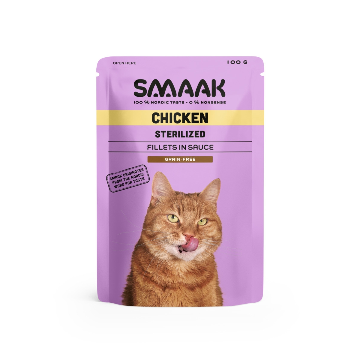 SMAAK konservai katėms su vištiena, 100g - 