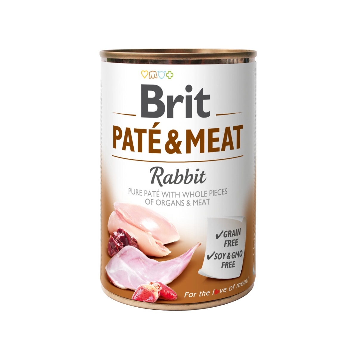 Brit Care Pate&Meat konservai šunims su triušiena, 400g - 