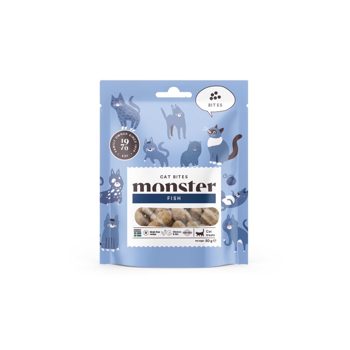 MONSTER CAT BITES KASSI MAIUS KALA 50G* - 