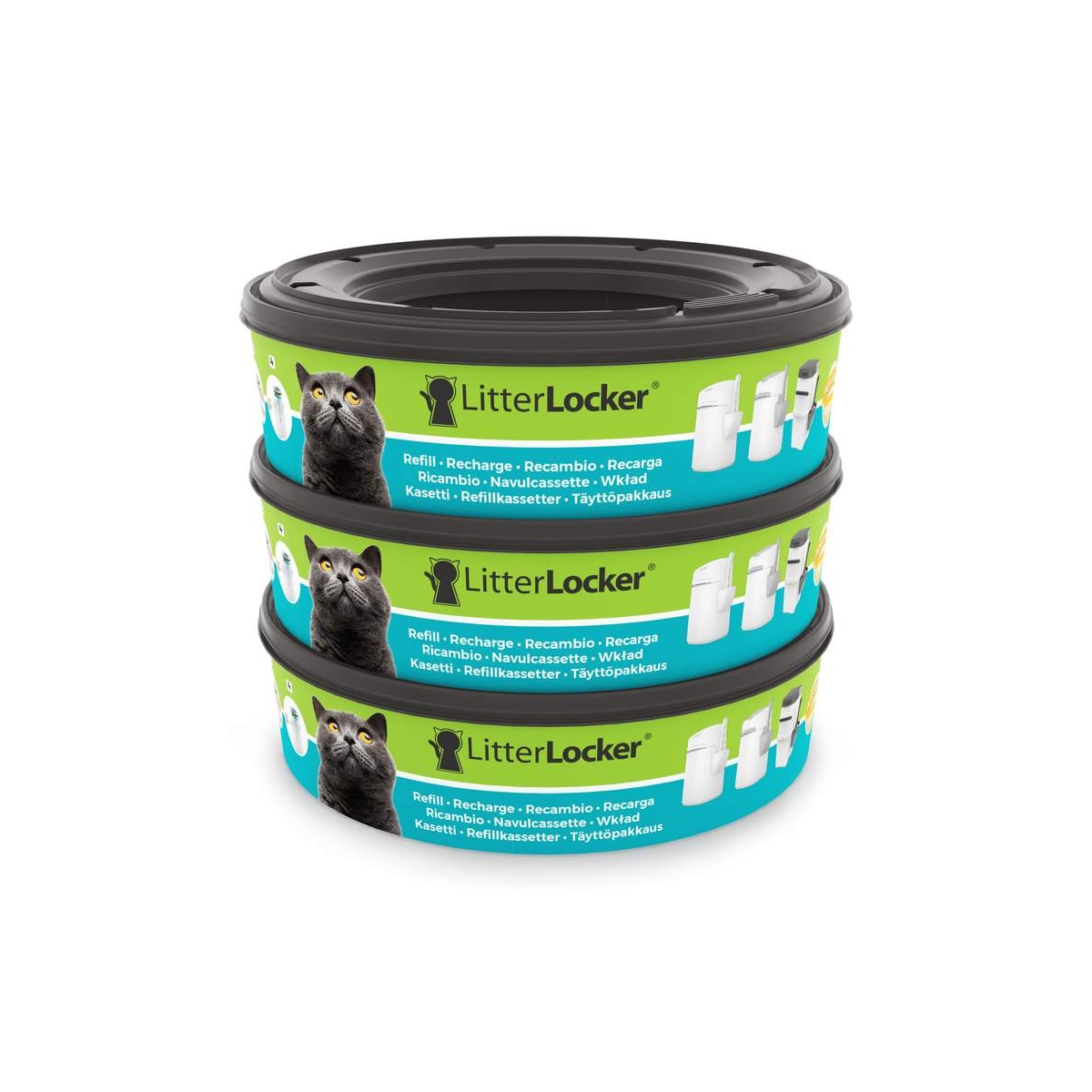 LITTERLOCKER PAPILDYMAS, 17 x 5 CM, 3 VNT - 