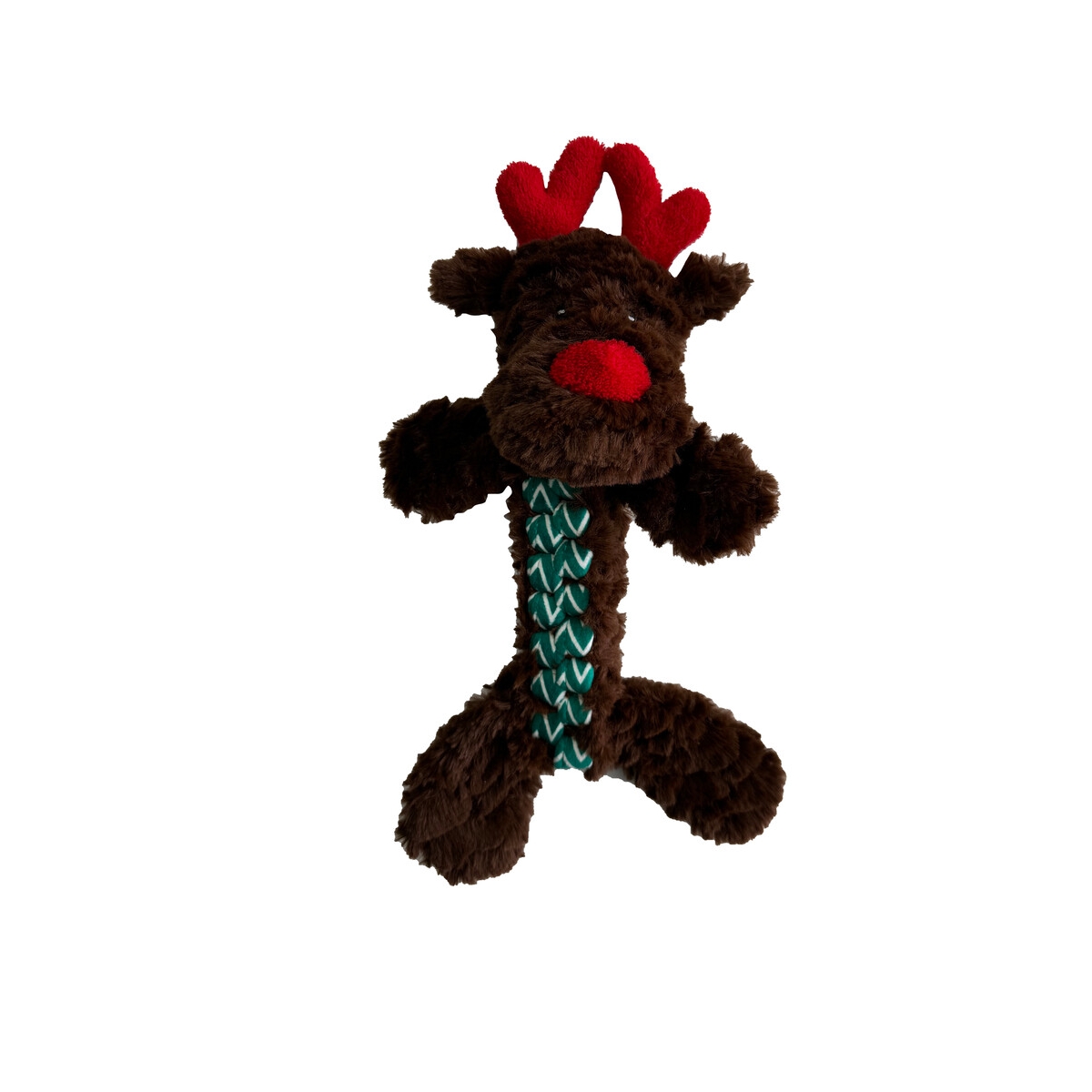 Bark-a-Boo tvirtas kalėdinis žaislas šunims iš virvės, elnias, M dydis - 