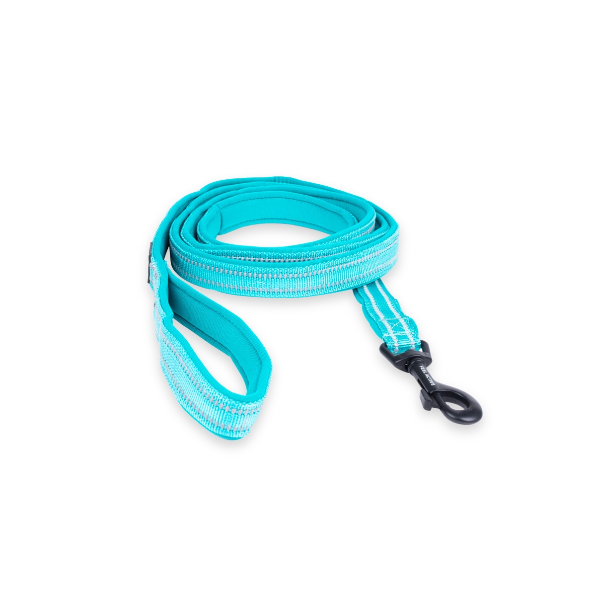 Feel Active pavadėlis šunims su paminkštinta rankena, 200 cm, turkio - 