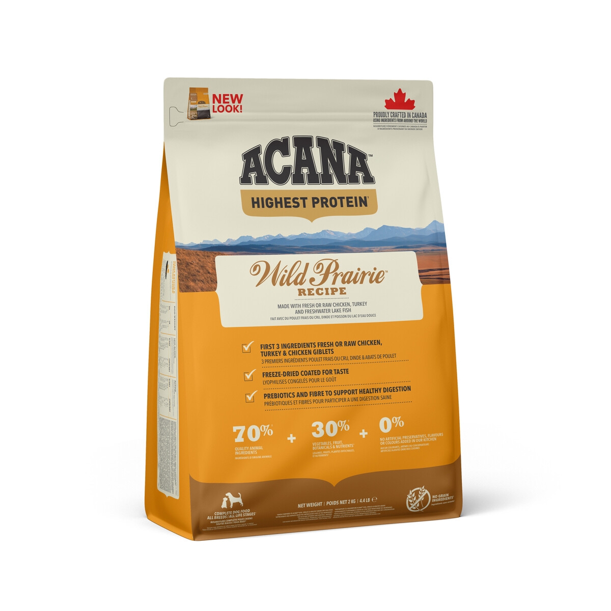 ACANA WILD PRAIRIE SAUSAS MAISTAS ŠUNIMS, 2 KG - 