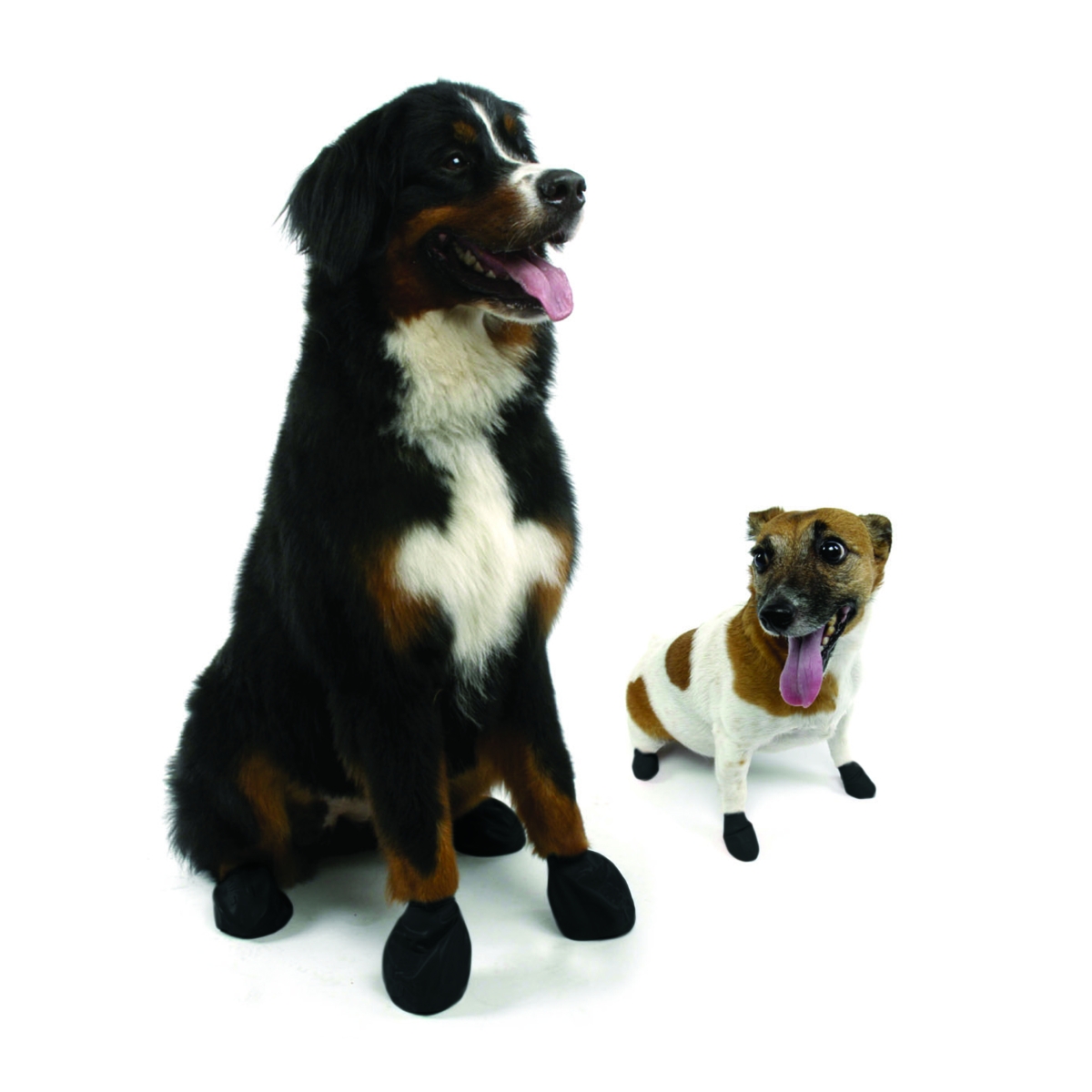 Pawz guminės kojinės šunims, XS, juodos - 