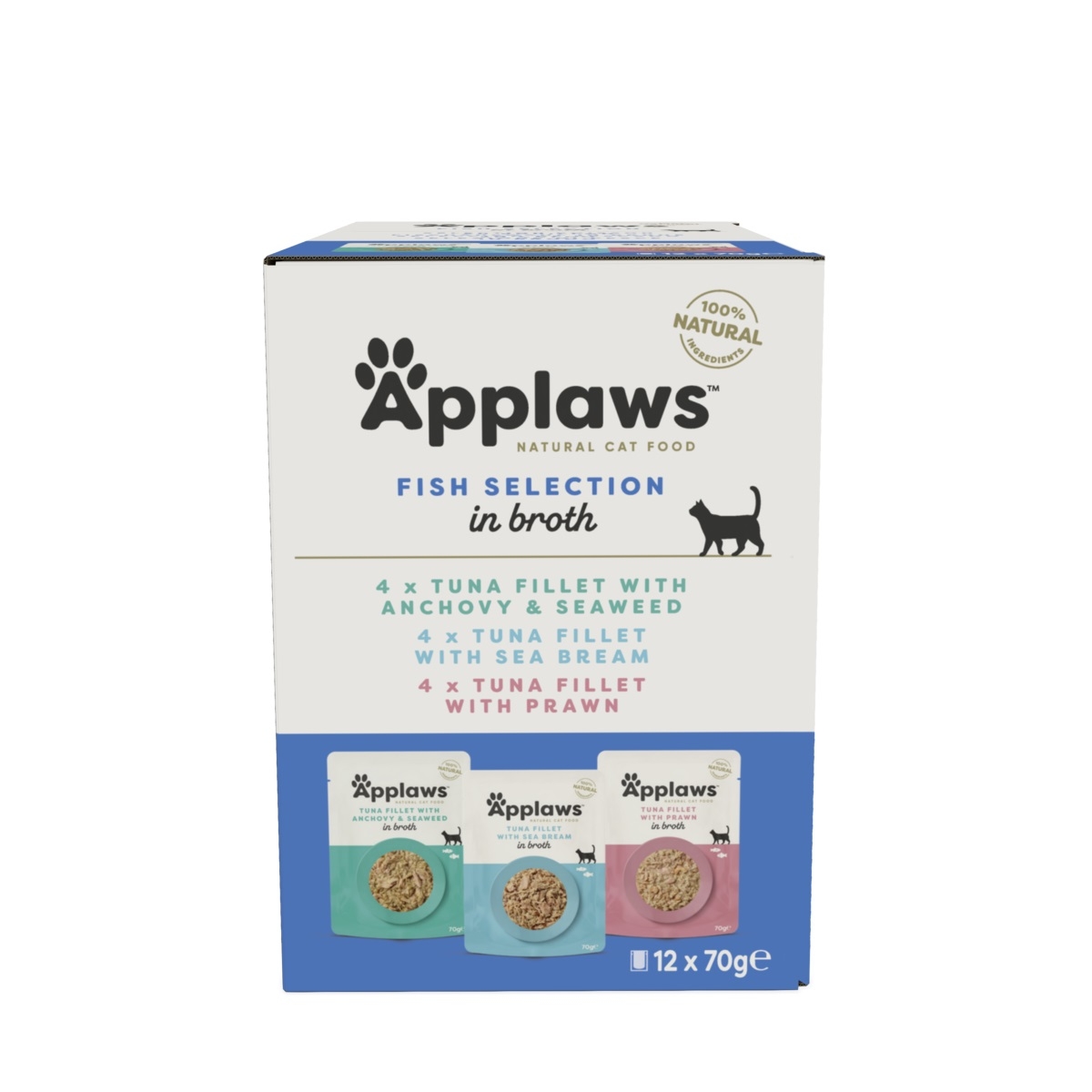 Applaws konservų rinkinys katėms, įvairių rūšių, 12 x 70 g - 