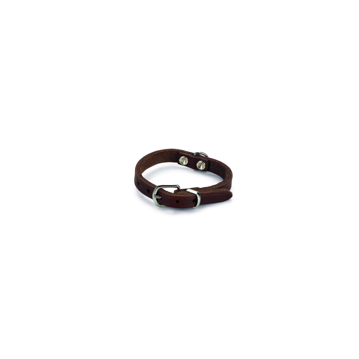 Beeztees odinis antkaklis šunims 27x1cm, rudas - 