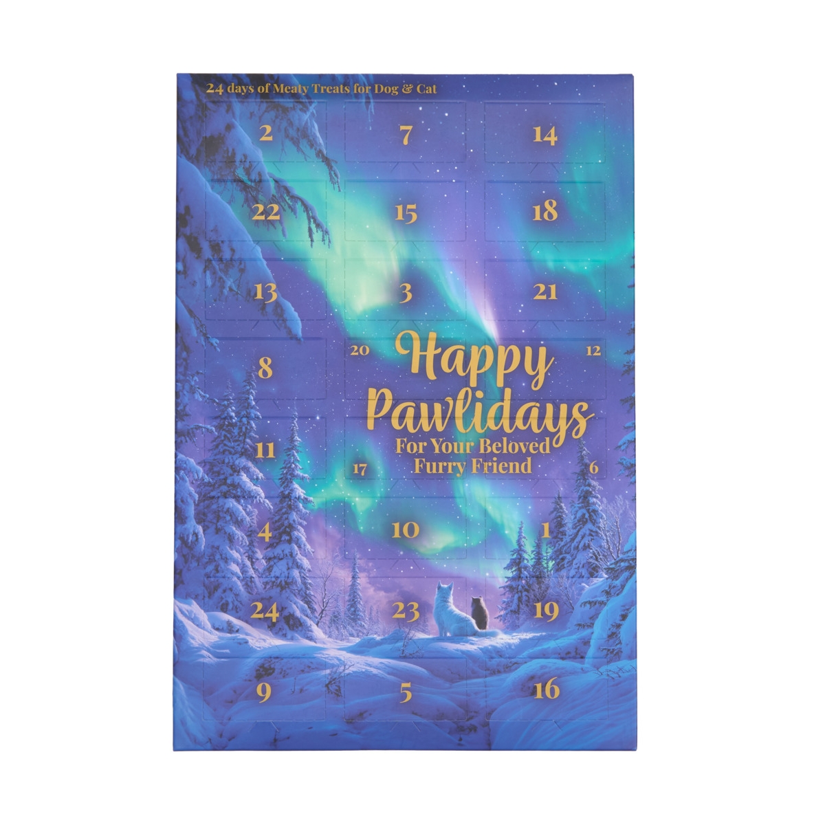 Kalėdinis skanėstų advento kalendorius šunims ir katėms -  1