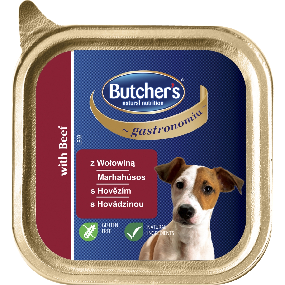 Butcher's Gastro jautienos paštetas šunims, 150 g