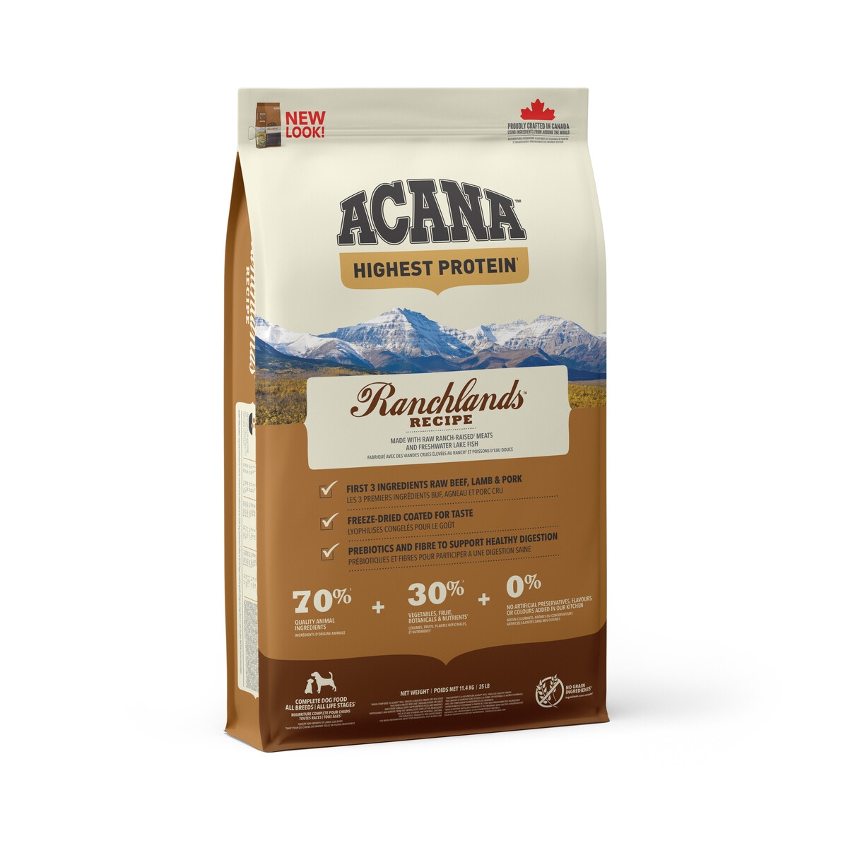 ACANA RANCHLAND SAUSAS MAISTAS ŠUNIMS, 11,4 KG - 