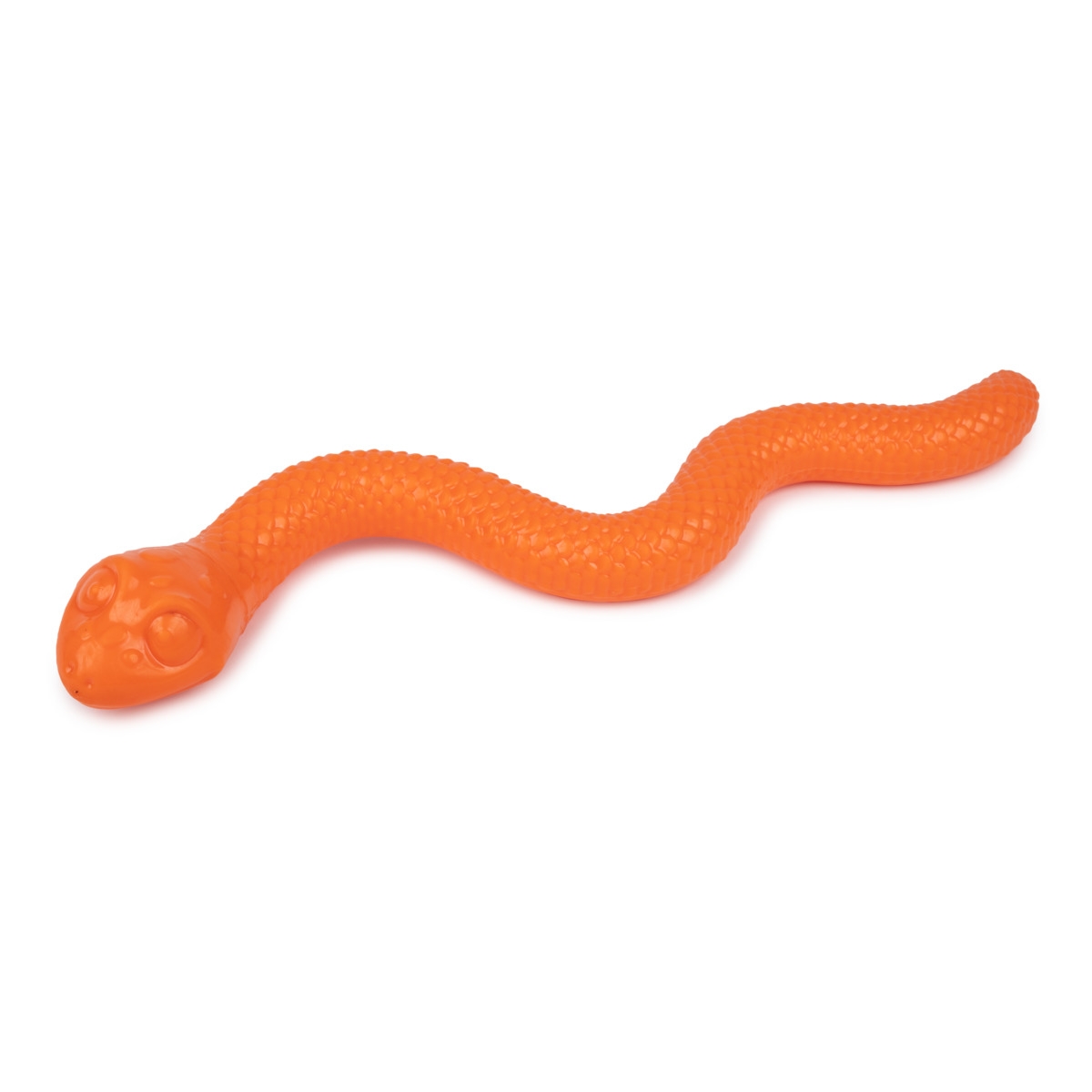 L&B ŽAISLAS ŠUNIMS GYVATĖS, 42 CM, ORANŽINĖS SPALVOS - 