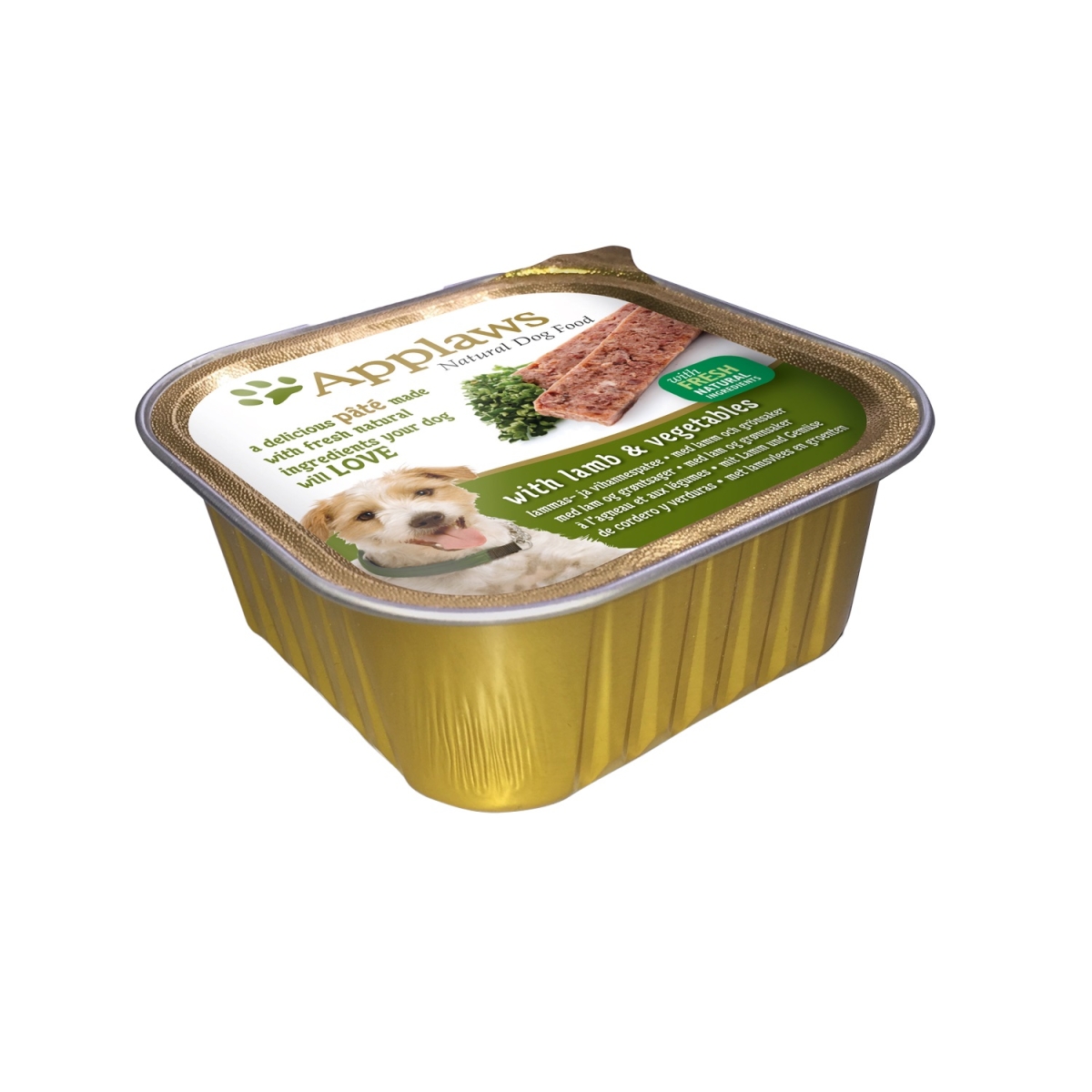 Applaws paštetas šunims, su ėriena ir daržovėmis  150 g - 