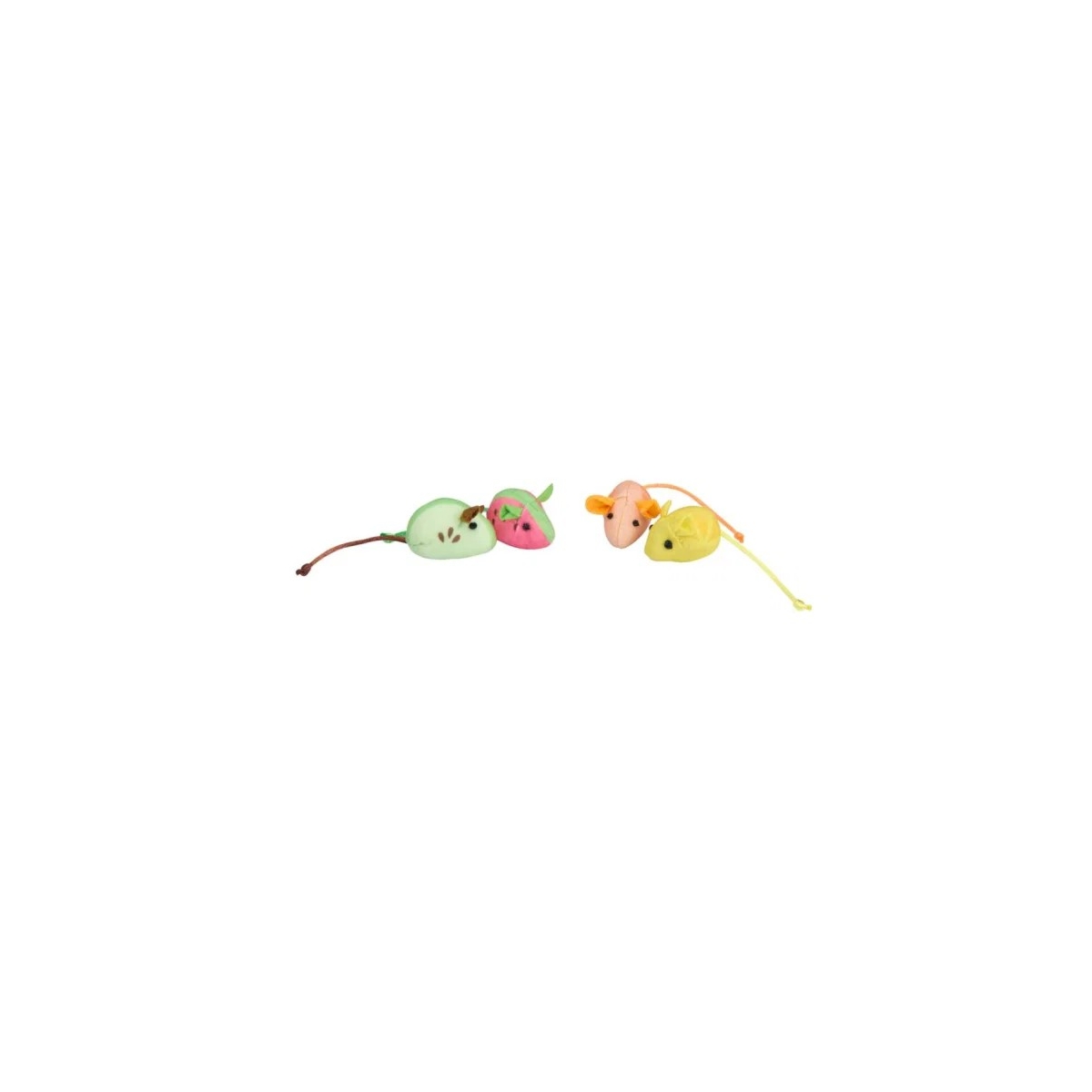 L&B JuicyVibes Fruity žaislas pelytės, 4 vnt - 