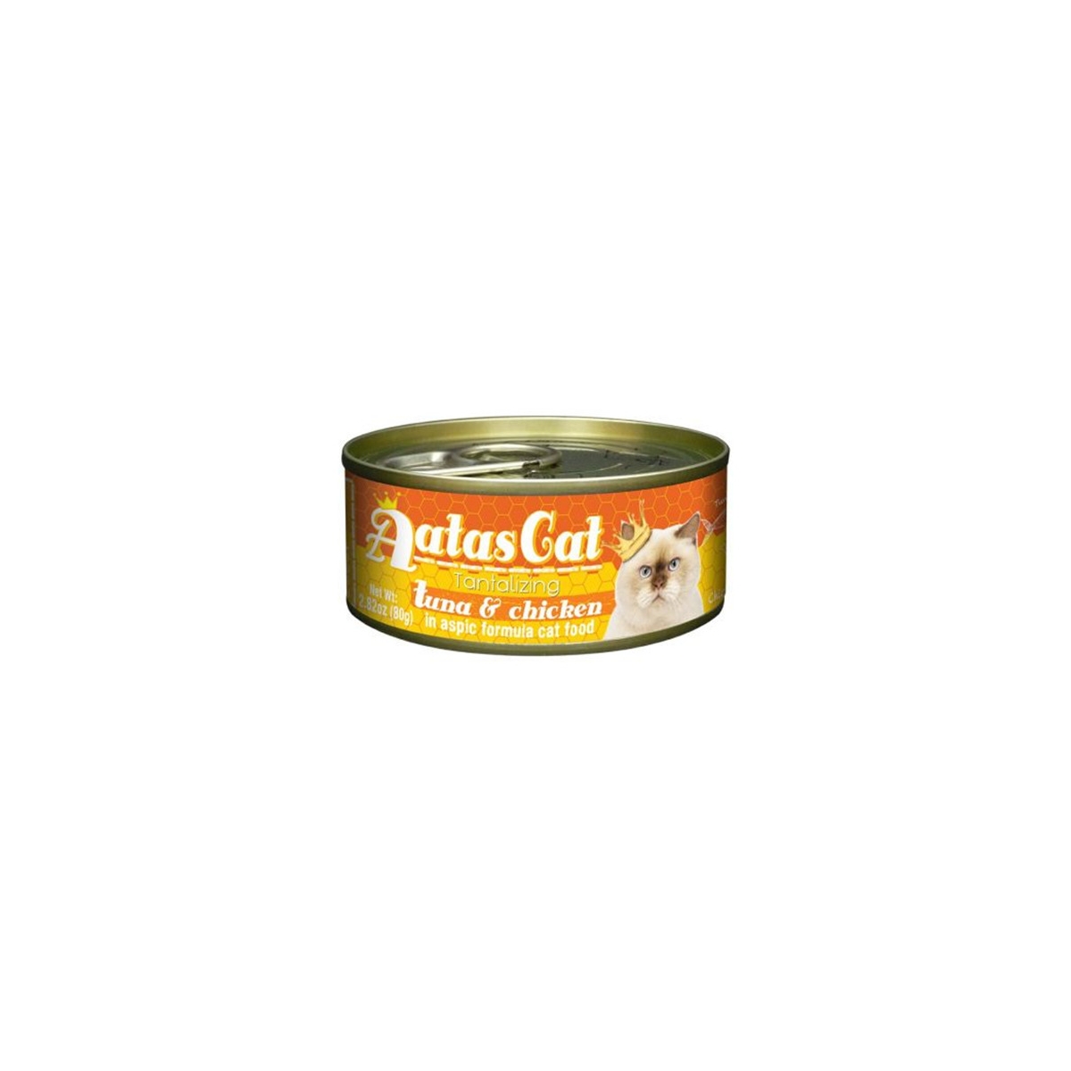Aatas kačių konservai tantalizing tuna/chicken 80gr - 