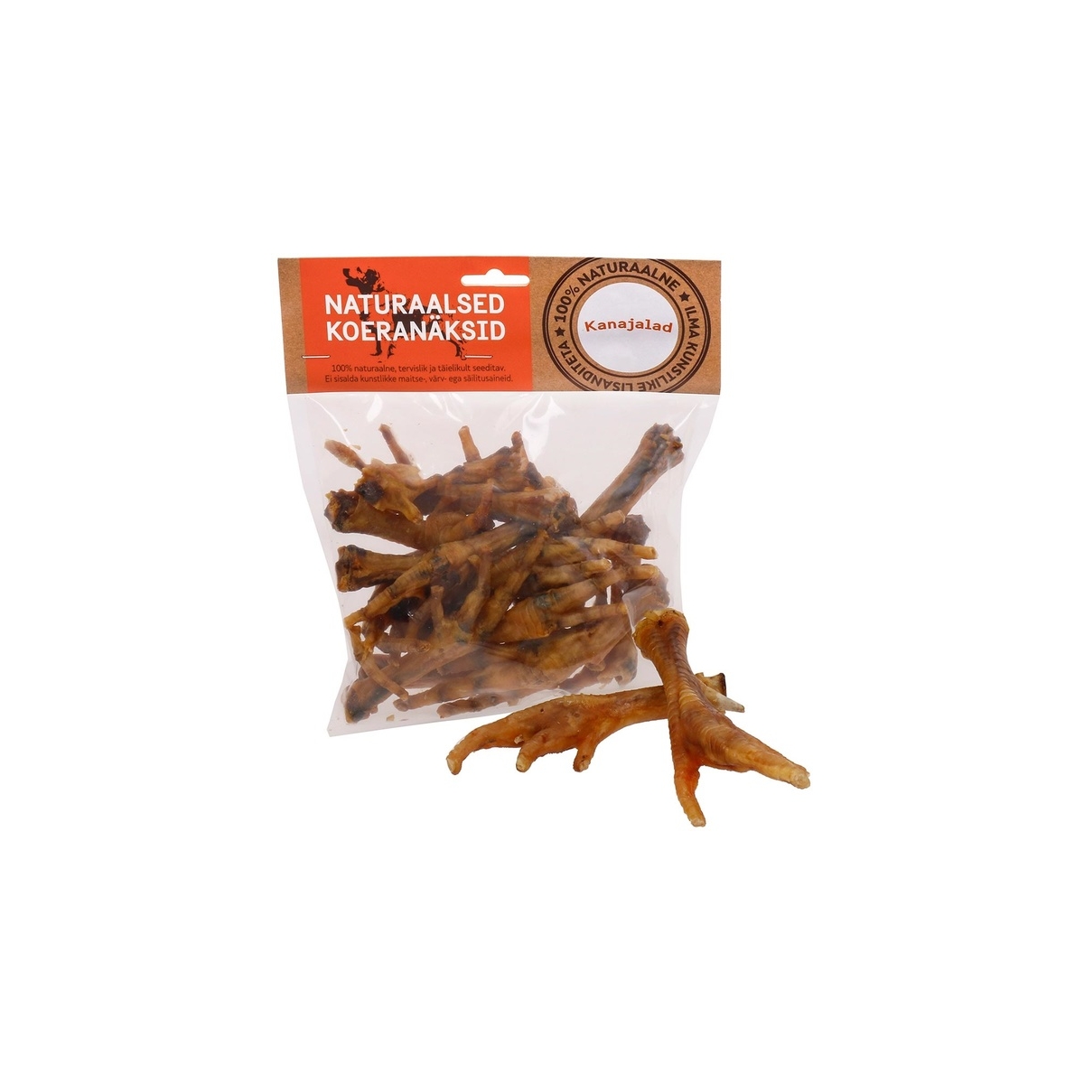 Palmar džiovintos vištų kojelės, 500 g - 