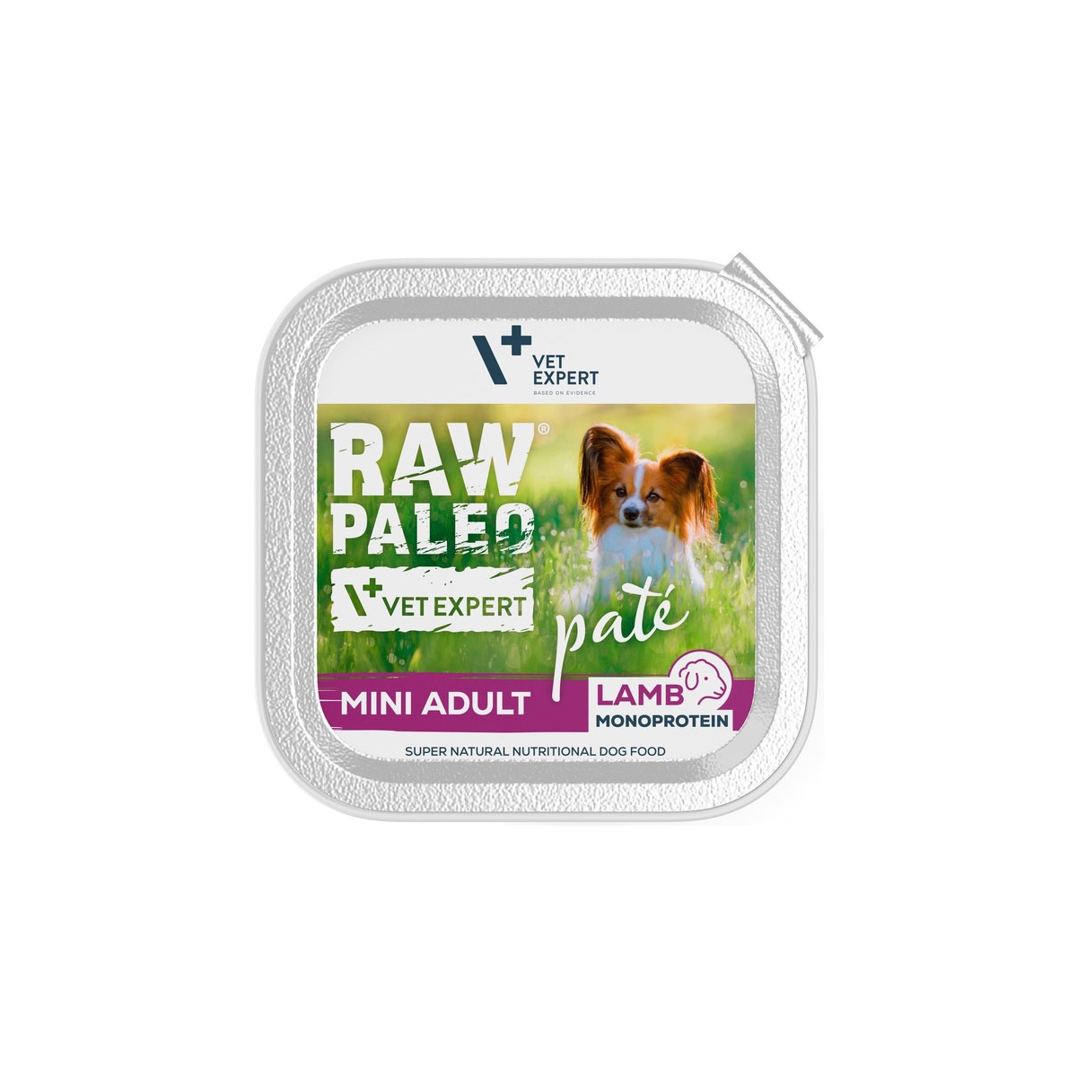 Raw Paleo Pate Mini Adult paštetas šunims su ėriena, 150 g - 