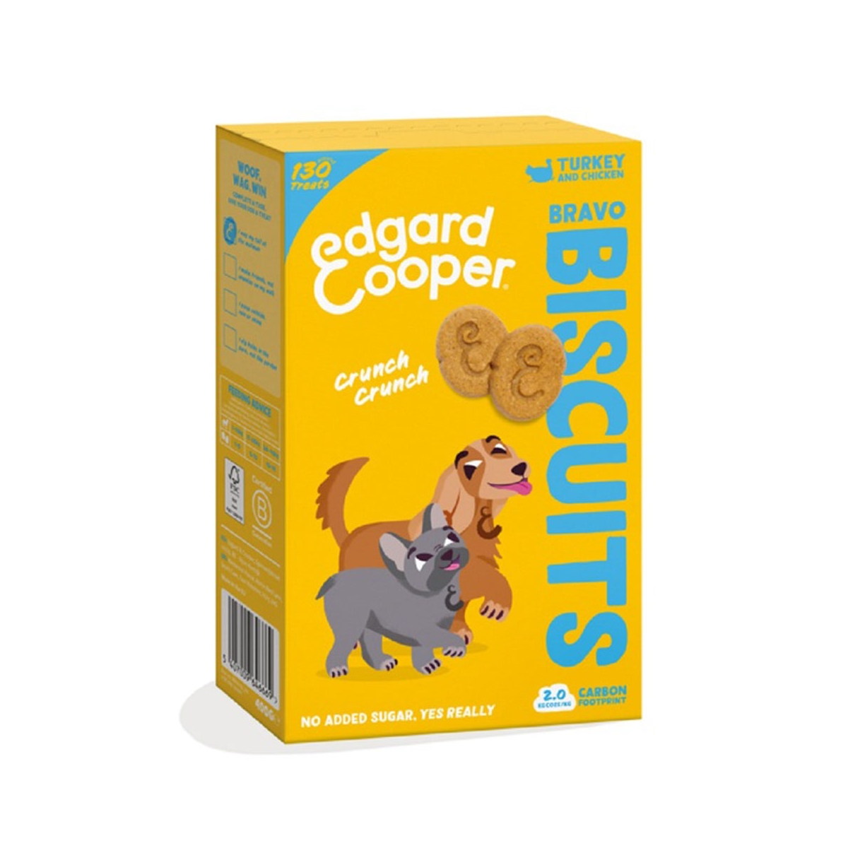 Edgard Cooper skanėstai-sausainiai šunims su kalakut. ir višt., 400 g - 