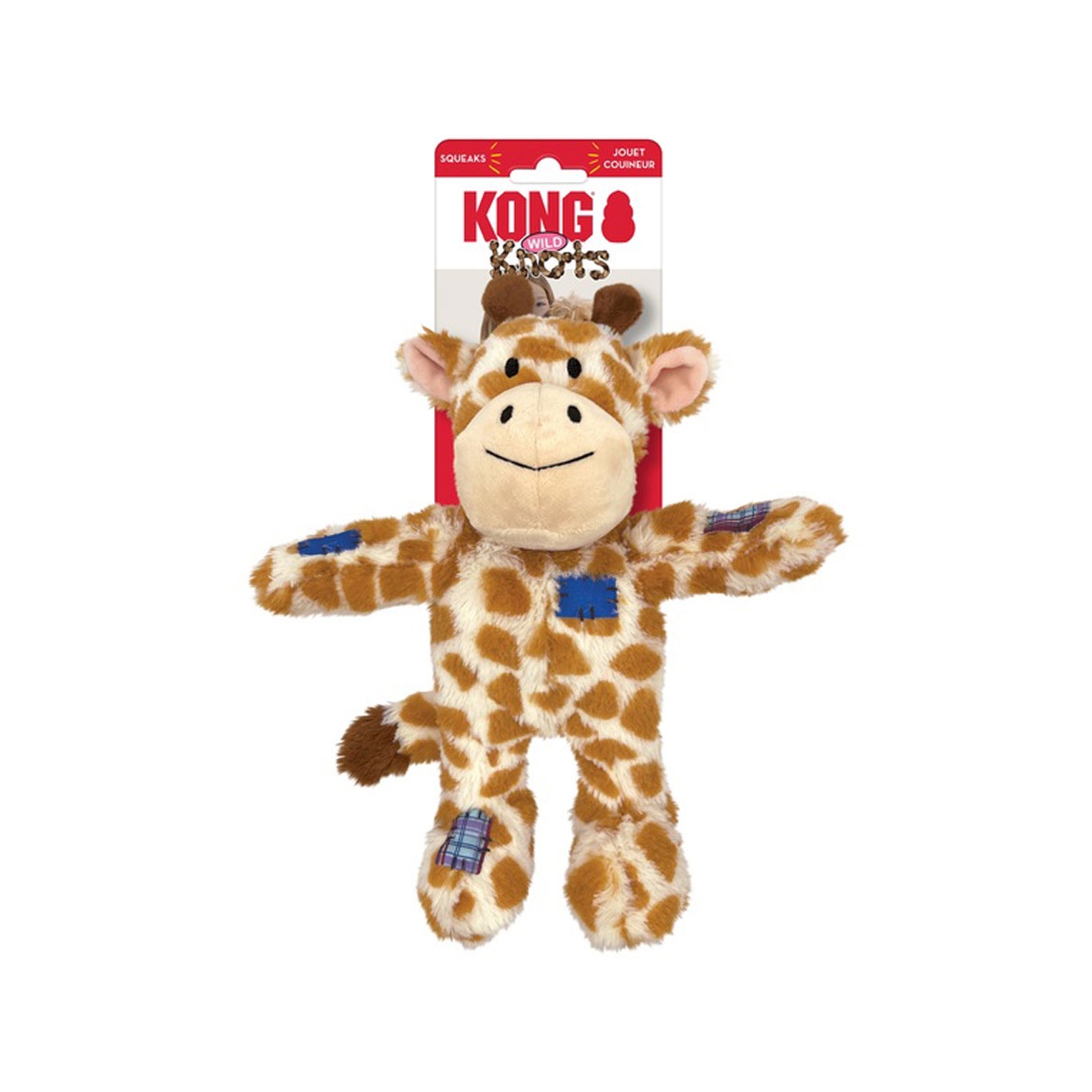 KONG Wild Knots žaislas šunims žirafa, M/L dydis - 