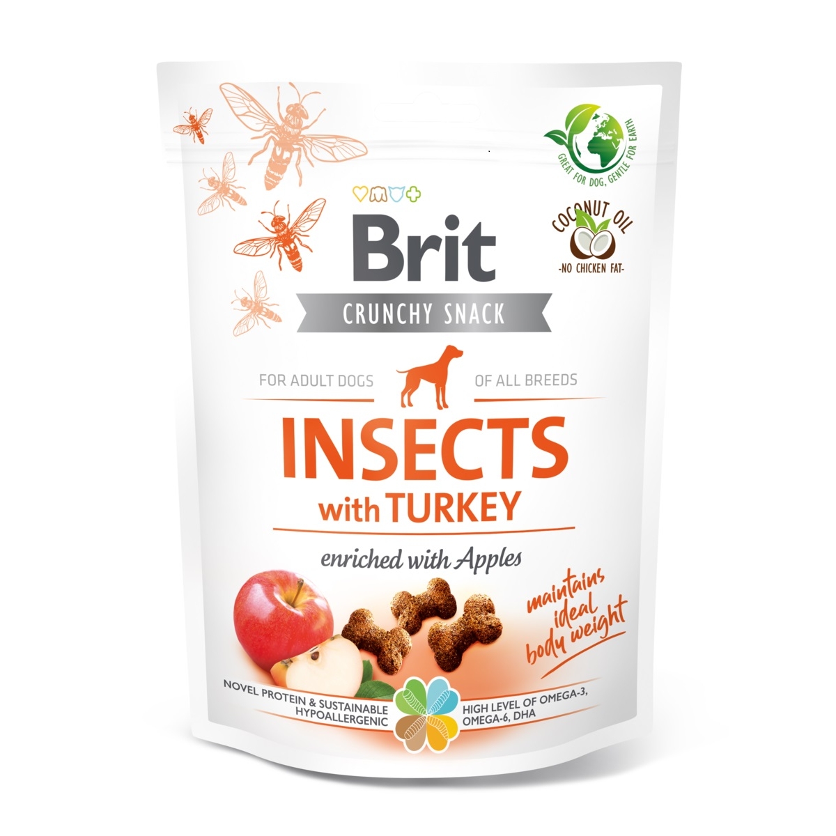 BRIT CARE KOERA MAIUS CRACKER PUTUKAD/KALKUN/ÕUN 200G* - 