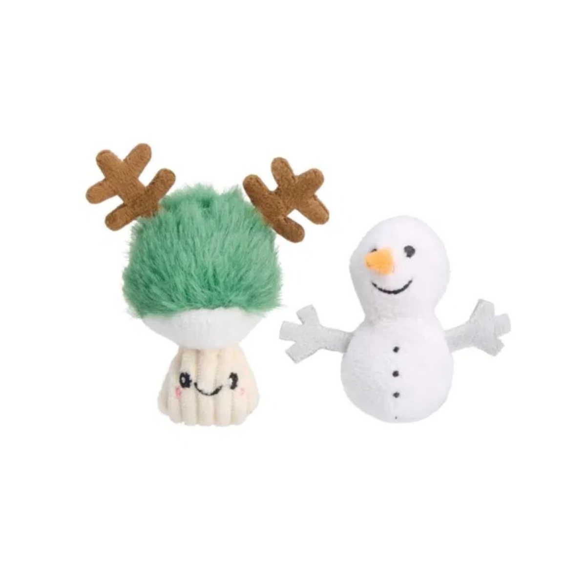 Little & Bigger kalėdiniai žaislai katėms, baravykas ir sniego senis - 