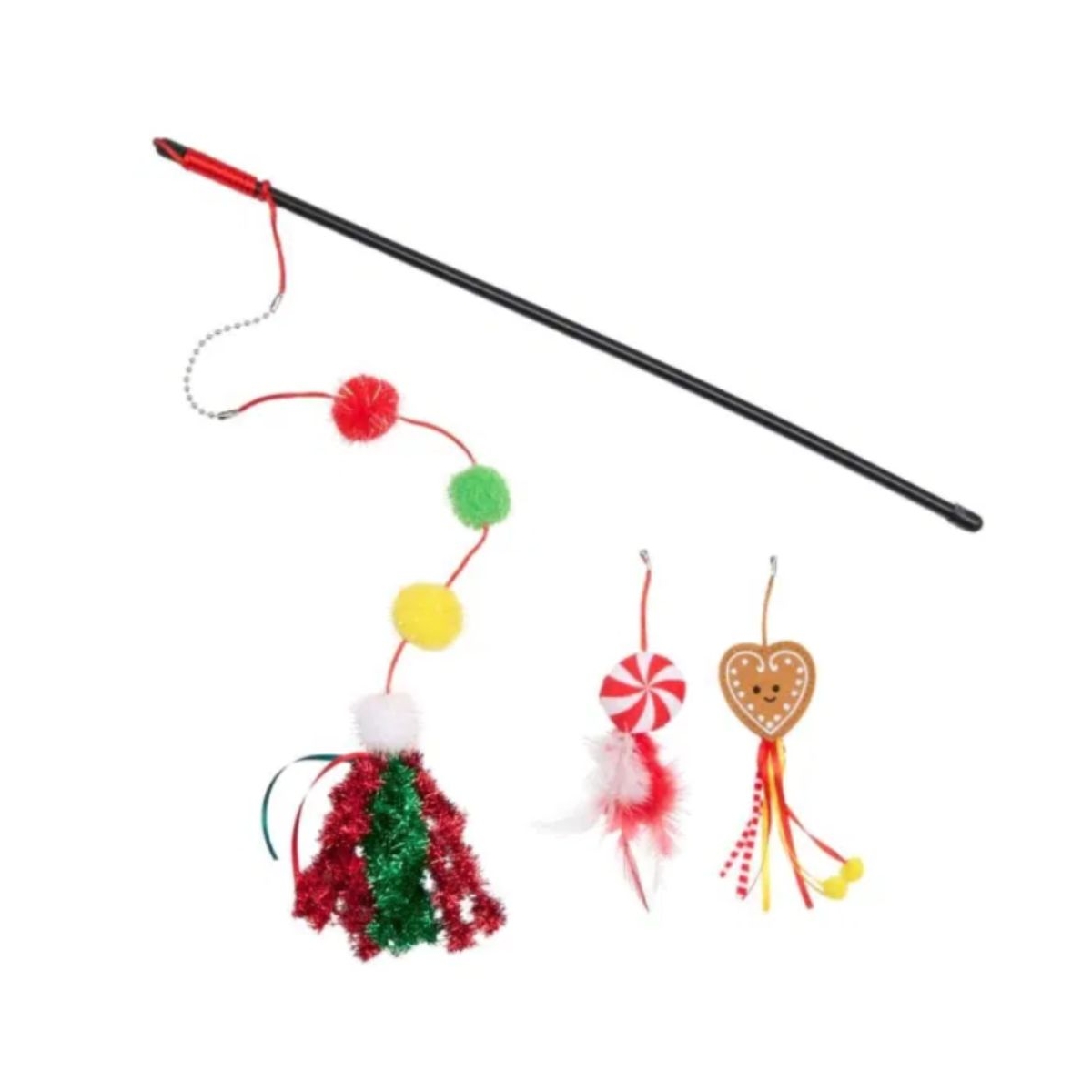 Little & Bigger kalėdinis žaislas - lazdelė katėms, saldainiai, 3in1 - 