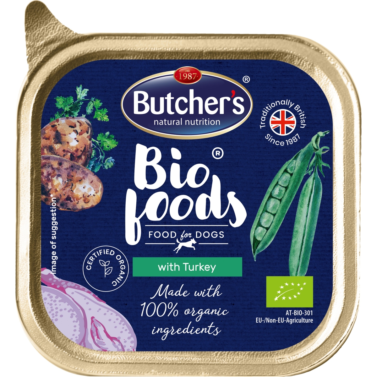 Butcher's Bio konservai šunims su kalakutiena, 150 g - 