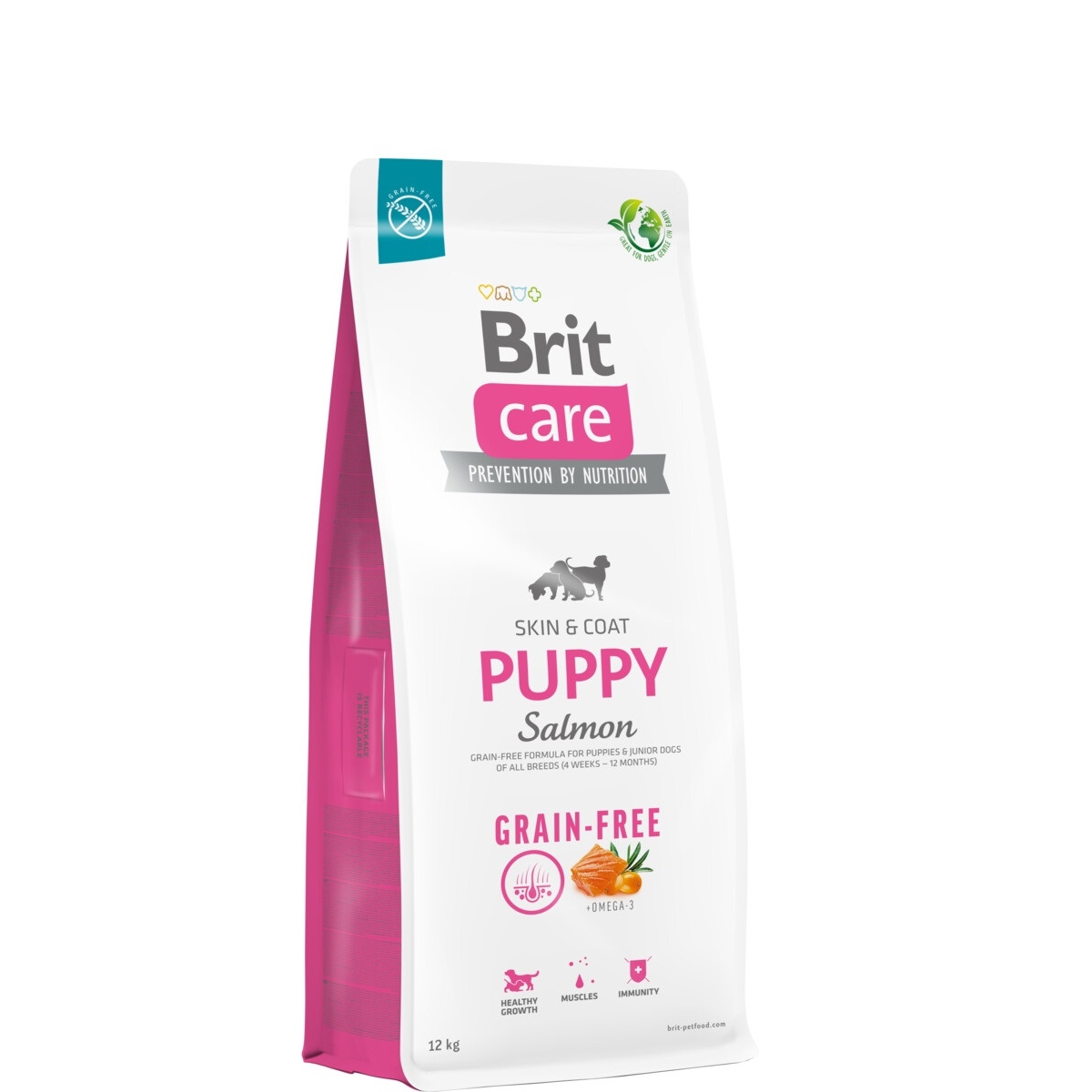 Brit Care Puppy sausas maistas šuniukams su lašiša, 12kg - 