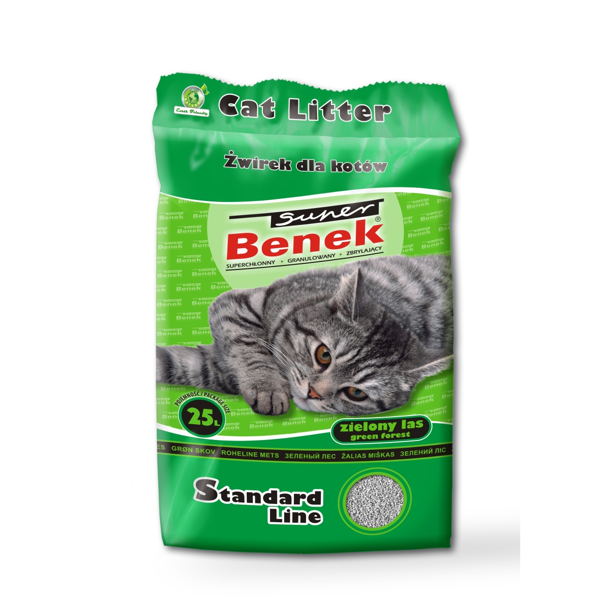 Certech Super Benek Standard kačių kraikas, miško kvapo , 25 l