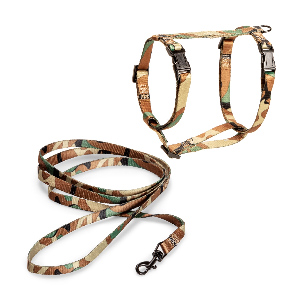 BASIC RAŠTUOTŲ PETNEŠŲ RINKINYS KATĖMS, L DYDIS, KAMUFLIAŽINIS* - 