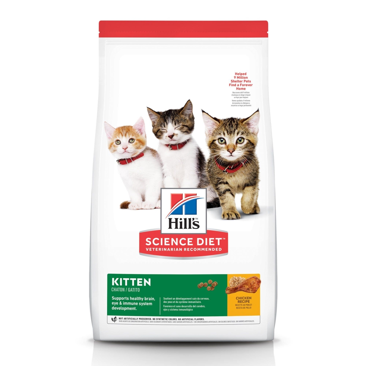 Hills Feline maistas kačiukams su vištiena 7kg. - 