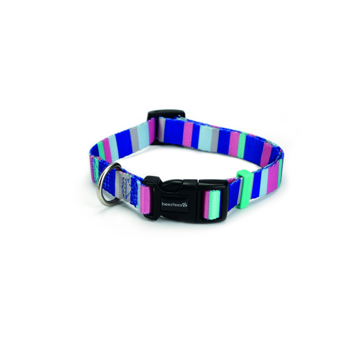 Beeztees Stripe antkaklis, 20-30cm, spalvotas