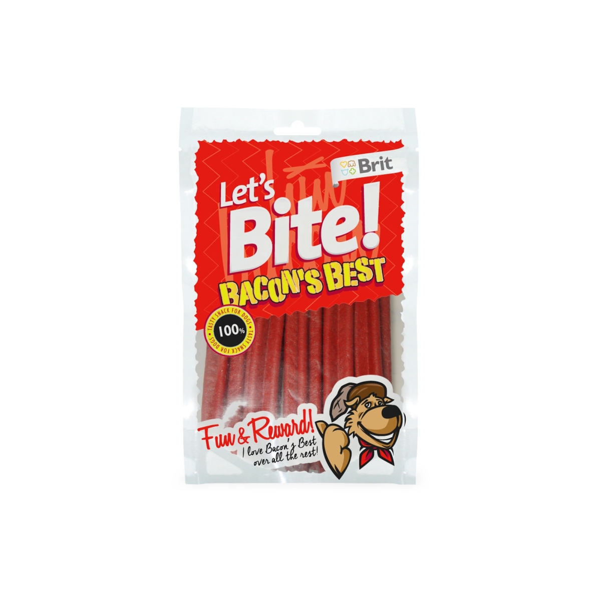 Brit Care Lets Bite bacon skanėstai šunims 105g - 