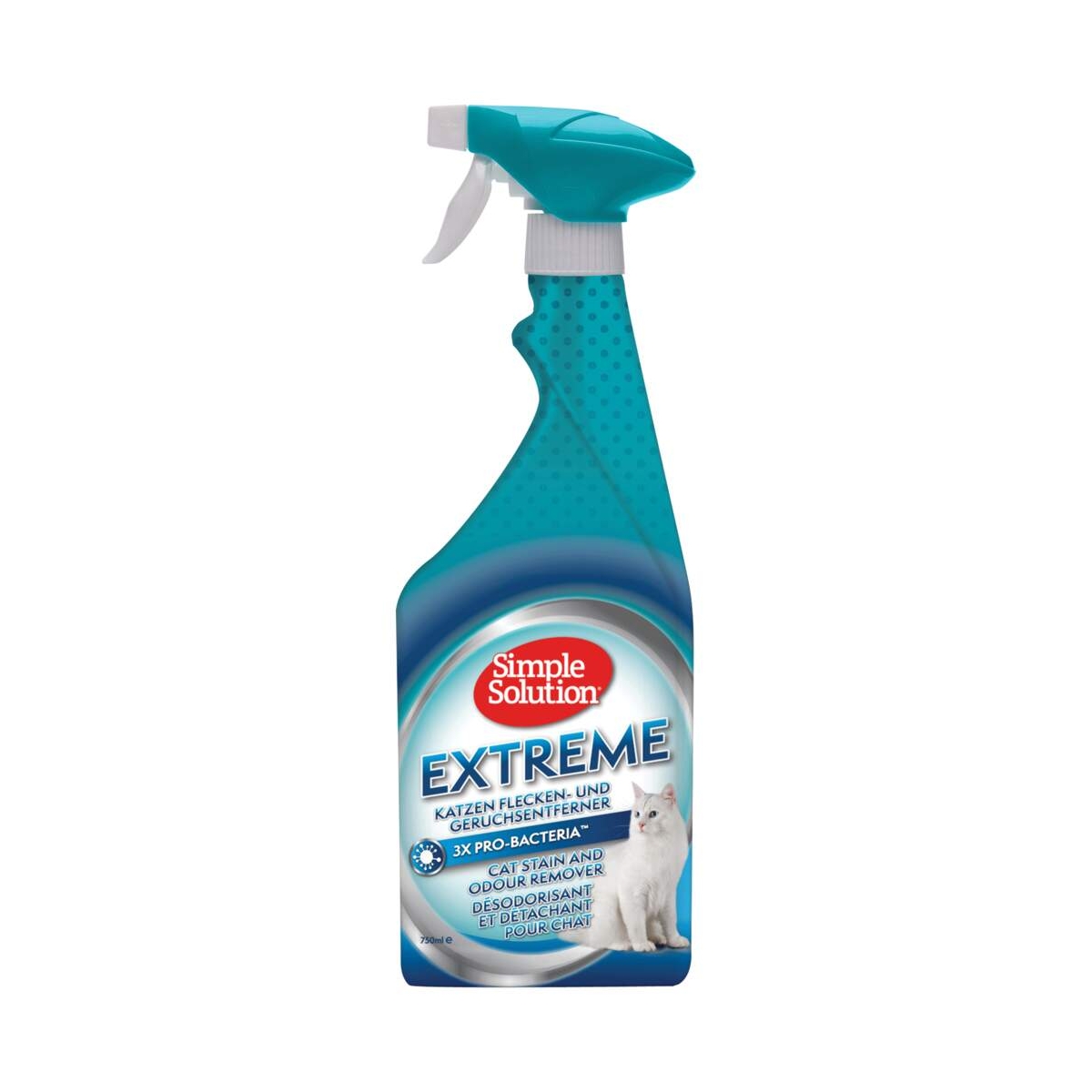 Simple Solution Extreme dėmių ir kvapų valiklis katėms, 750 ml - 