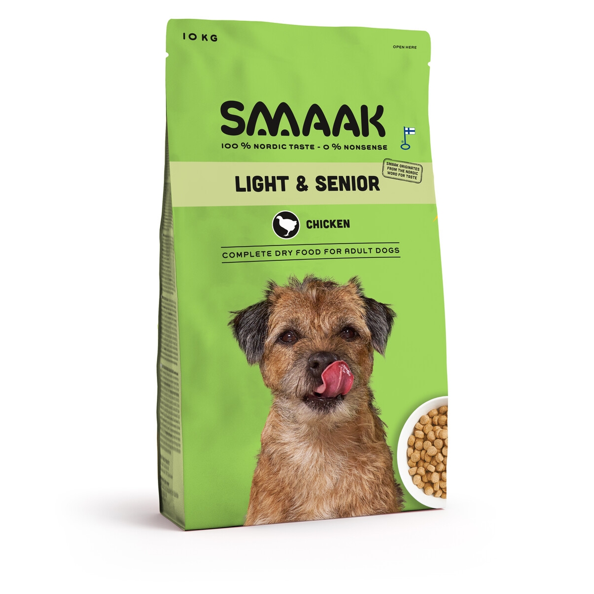SMAAK sausas maistas senjorams šunims, su vištiena, 10kg -  1