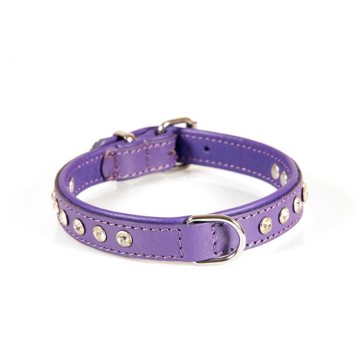 Onega antkaklis šunims su kristalais įv. spalvų 18mm/50cm - 