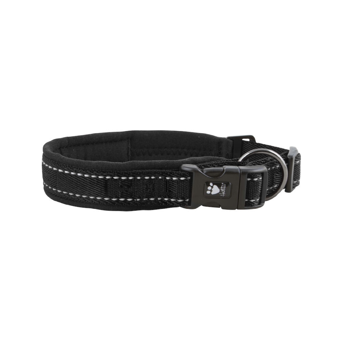 Hurtta Casual ECO antkaklis šunims, 20-30 cm, juodas - 