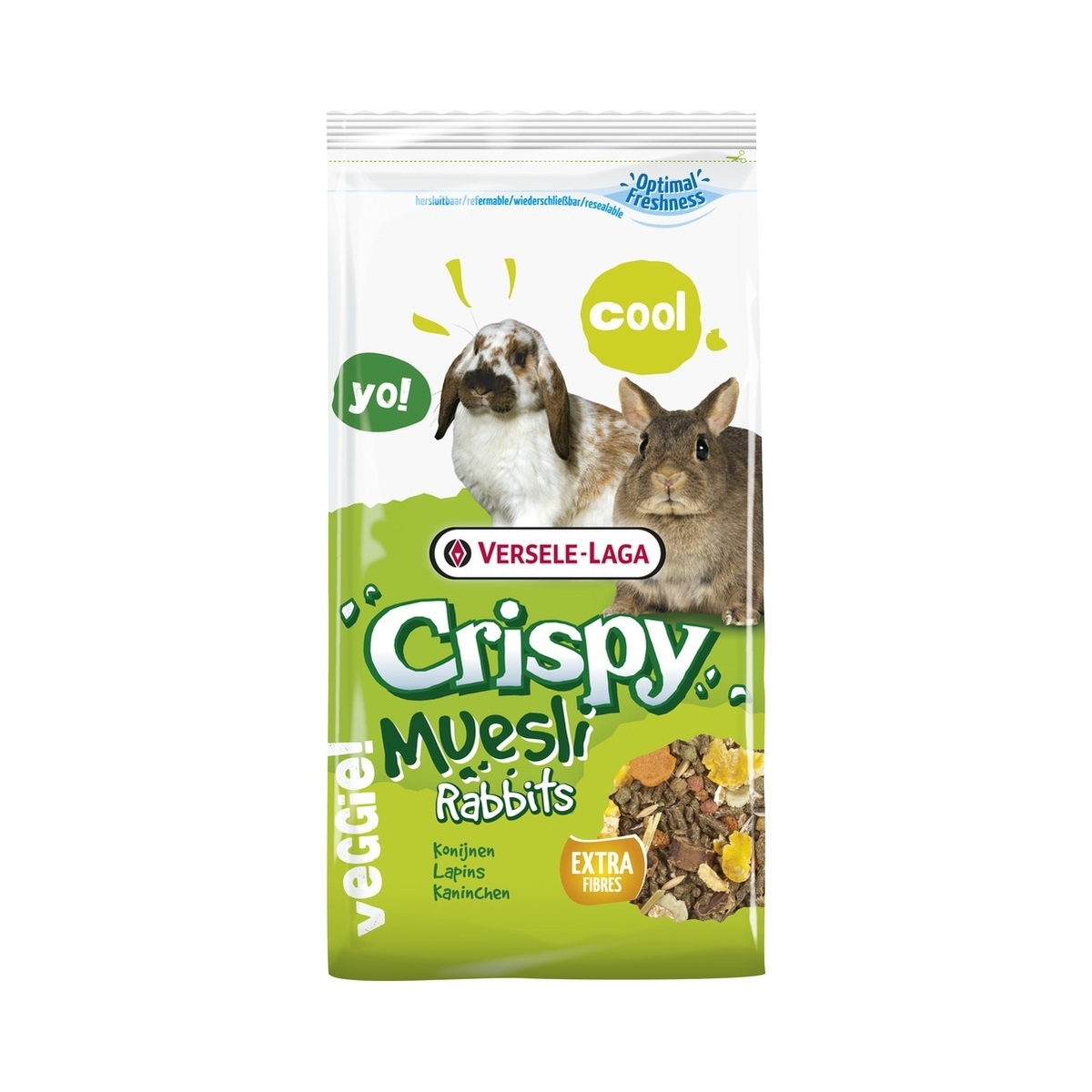Versele-Laga Crispy Muesli visavertis maistas triušiams, 1kg - 