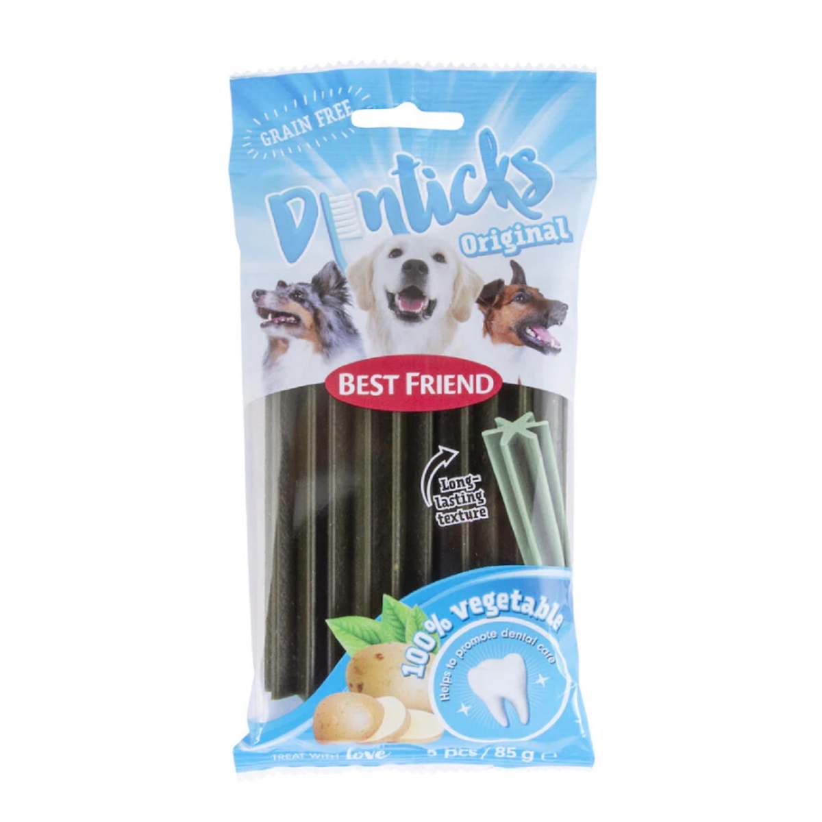 Best Friend Denticks skanėstai šunims, S, 85 g - 