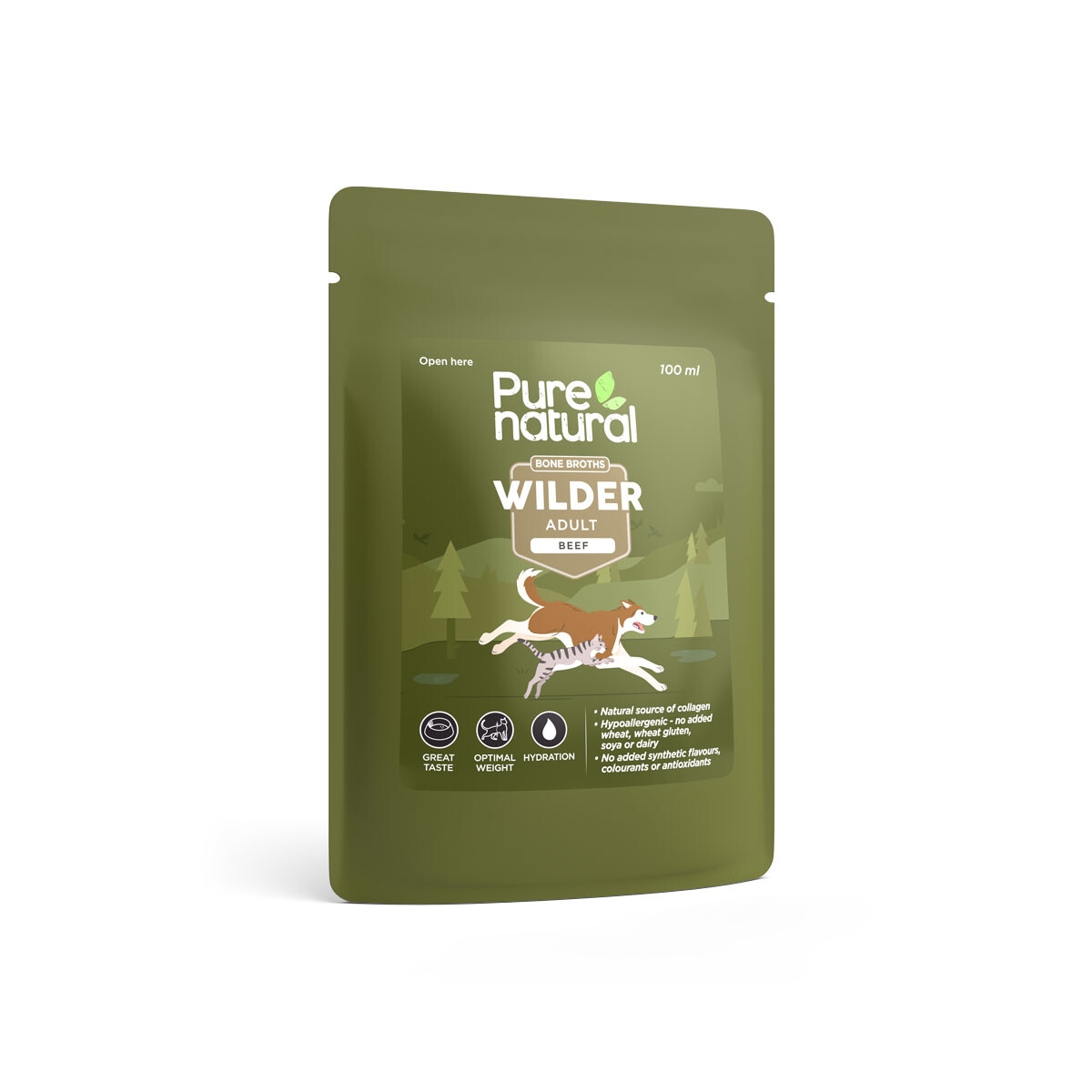 PURENATURAL JAUTIENOS KAULŲ SULTINYS, 100 ML - 