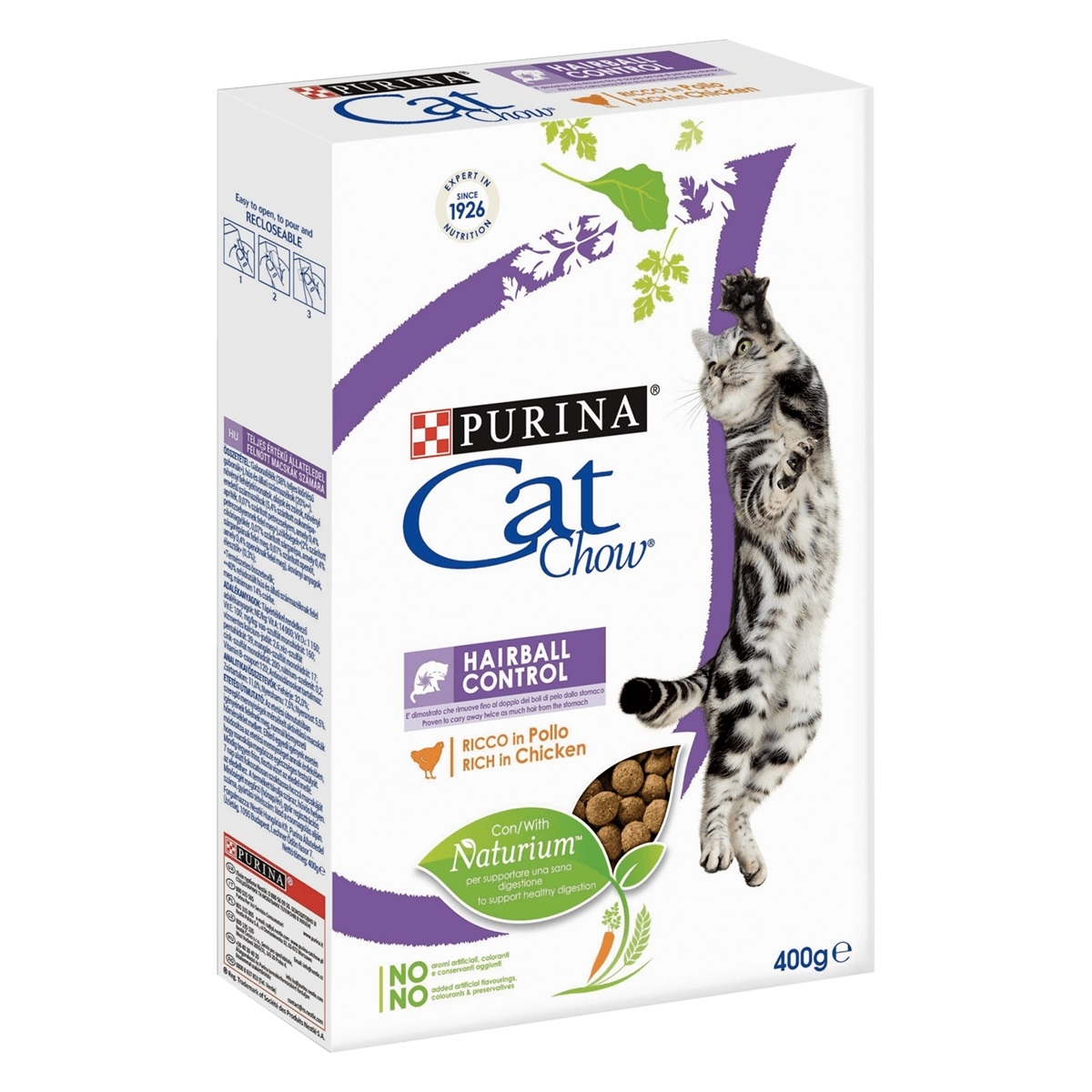 PURINA CAT CHOW ADULT HAIRBALL 0,4KG - 