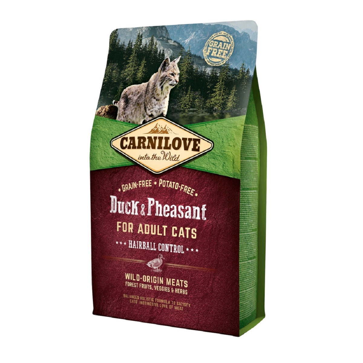Carnilove sausas maistas katėms su antiena ir fazanu, 6kg - 
