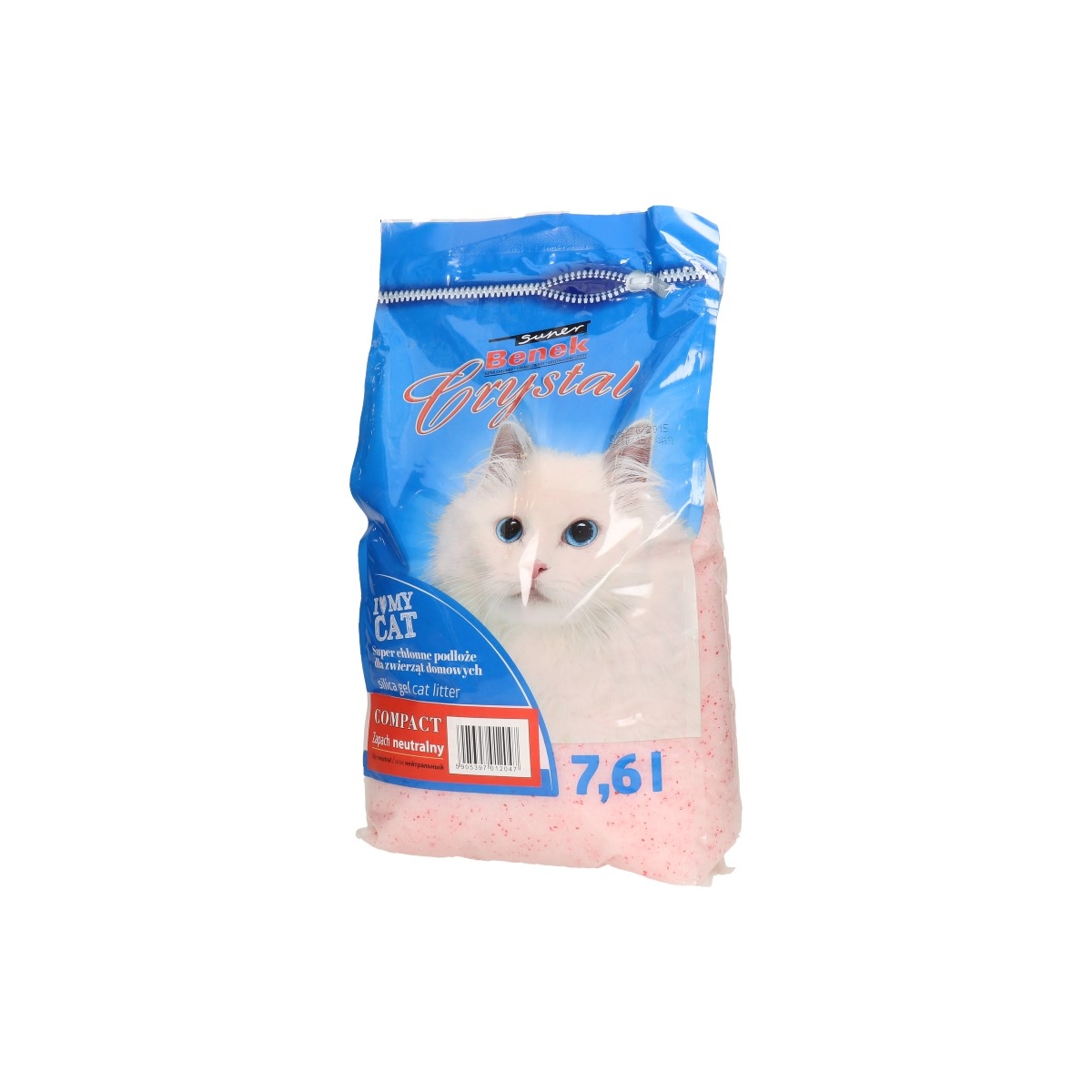 Certech Benek Crystal neutralaus kvapo kraikas katėms, 7,6 L - 