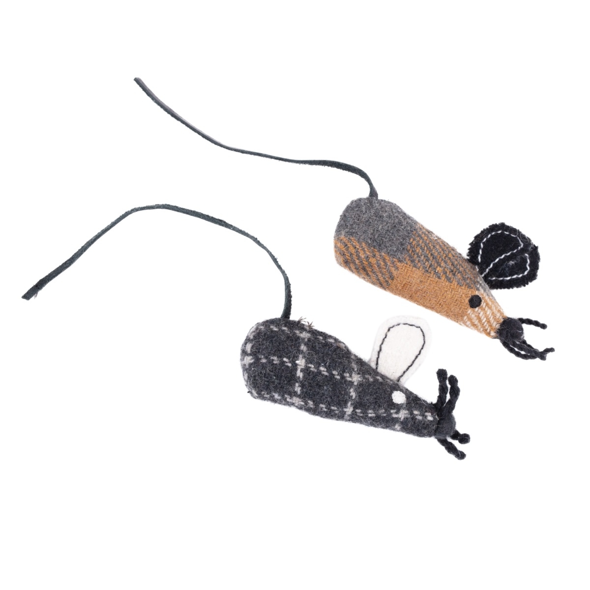 GAIA ŽAISLAS KATĖMS VILNONĖS PELYTĖS, 2 VNT. 8X3X2CM - 